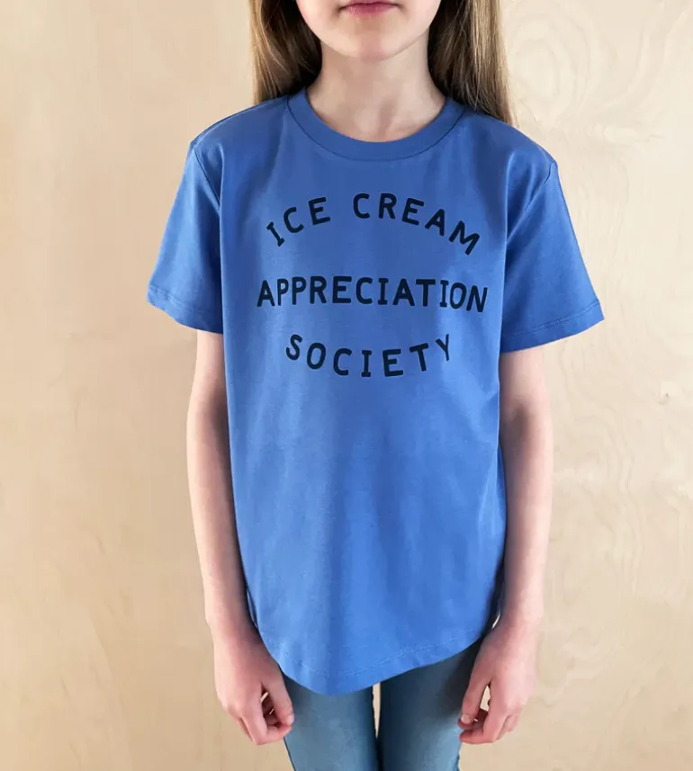 Alphabet Bag | Ice Cream Appreciation Society T-Shirts | Blue
