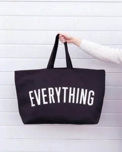 Alphabet Bags | Everything Tote Bags | Black