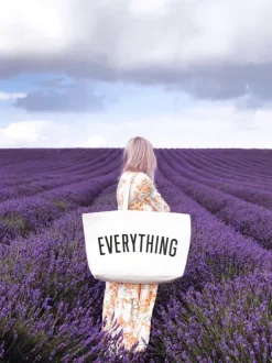 Alphabet Bags | Everything Tote Bags | Natural