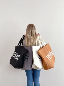 Alphabet Bags | Everything Tote Bags | Natural