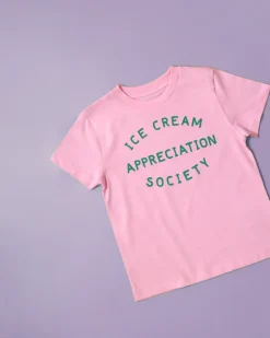 Alphabet Bags | Ice Cream Appreciation Society T-Shirts | Pink