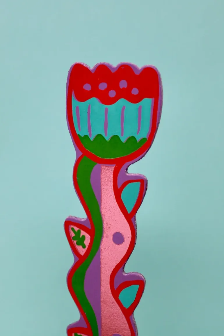 Ark Colour Design | Leather Tulip Bookmarks | Lilac