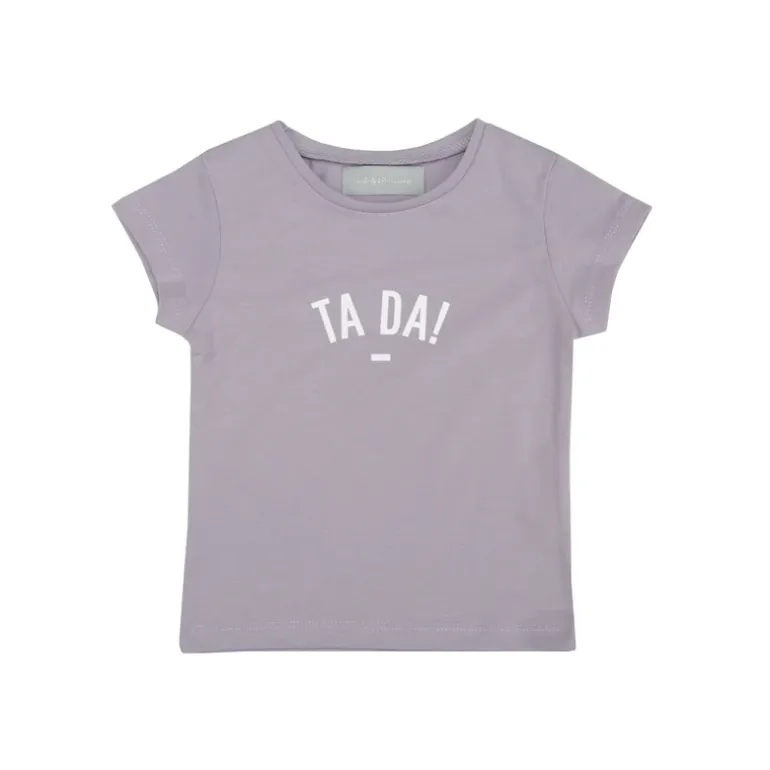Bob & Blossom Ta Da! T-Shirt | Cap Sleeved | Parma Violet