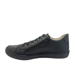 Bo-Bell School Shoes | Lace Up Olso | Black Leather