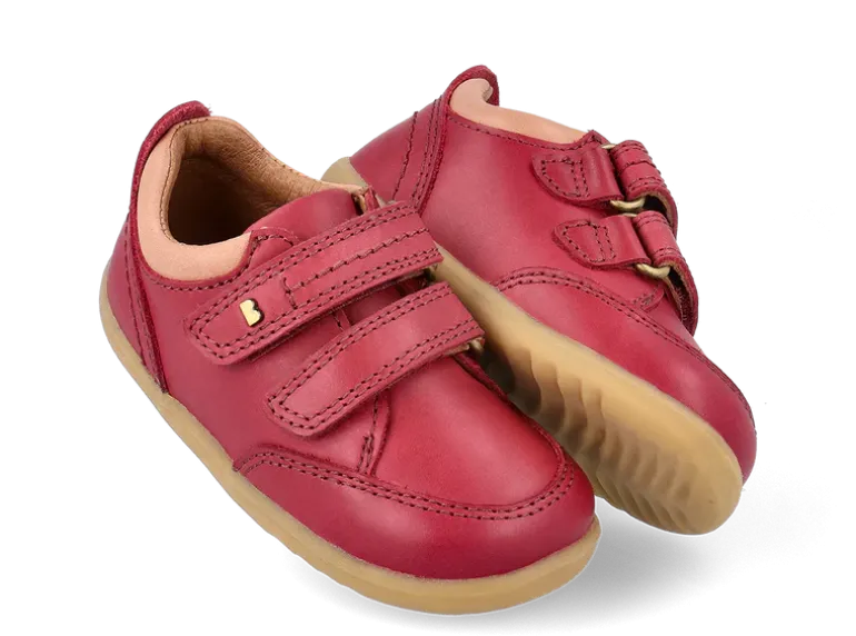 Bobux Shoes | Timber Low Step up | Cranberry