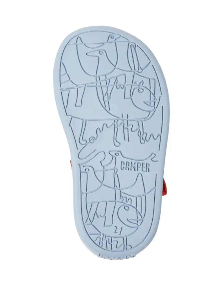 Camper First Walker Sandals | Bicho | Red