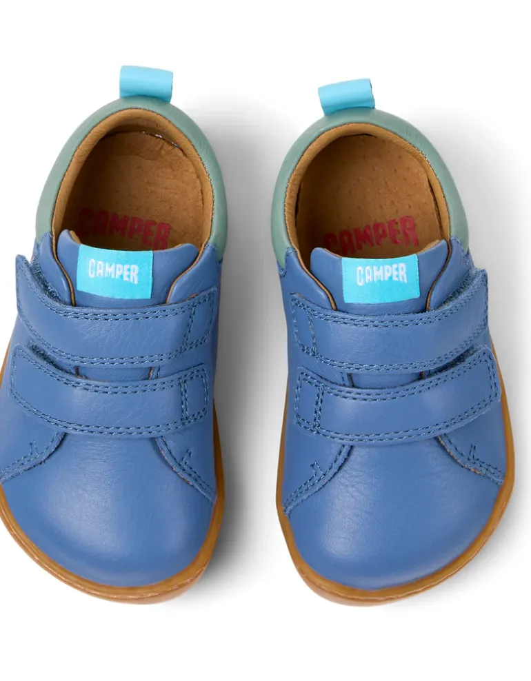 Camper Kids Shoes | Peu Velcro | Blue