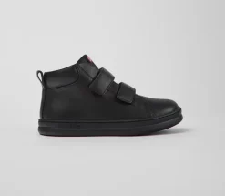 Camper School Shoes | Velcro Runner Boot | Black