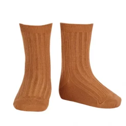 Condor Short Socks | Ribbed | Cinnamon