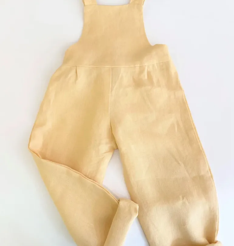 Freya Lillie Harlow Dungarees | Lemon