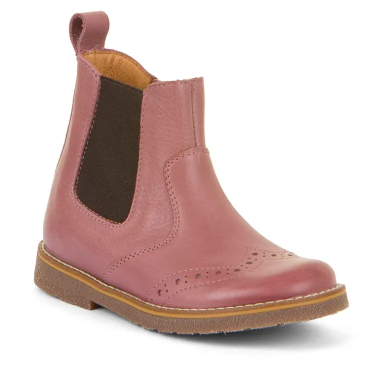 Froddo Chelsea Boots | Chelys Brogue | Dark Pink