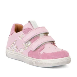 Froddo Dolby | Velcro Shoe | White & Pink