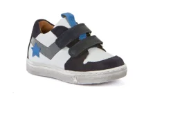 Froddo Dolby | Velcro Trainer | White & Blue