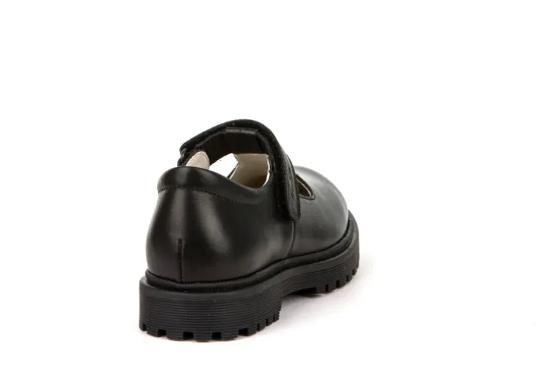 Froddo School Shoes | Lea T Bar | Black Leather
