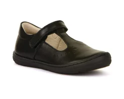 Froddo School Shoes | Mia T Bar | Black Leather