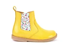 Froddo Yellow Chelsea Boot | Chelys | Bright Yellow & Floral