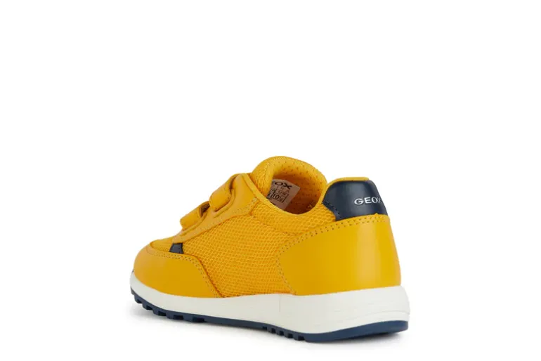 Geox Boys Trainers | Alben | Yellow & Navy