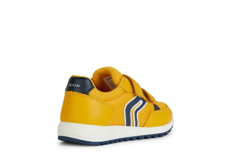 Geox Boys Trainers | Alben | Yellow & Navy