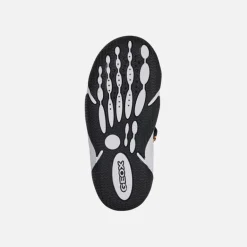 Geox Kids Sandals | Waterproof Wader | Navy & Orange Fluro