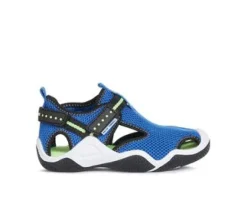 Geox Kids Sandals | Waterproof Wader | Royal & Fluro Green