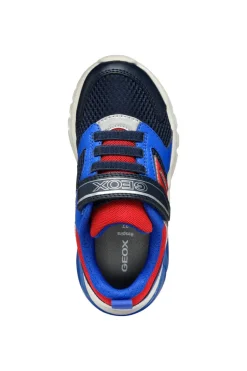 Geox Kids Trainers | Ciberdron | Navy & Red