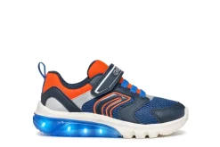Geox Kids Trainers | Ciberdron | Navy & Orange