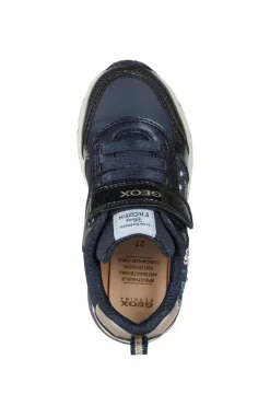 Geox Kids Trainers | Elsa Spaceclub Velcro | Navy