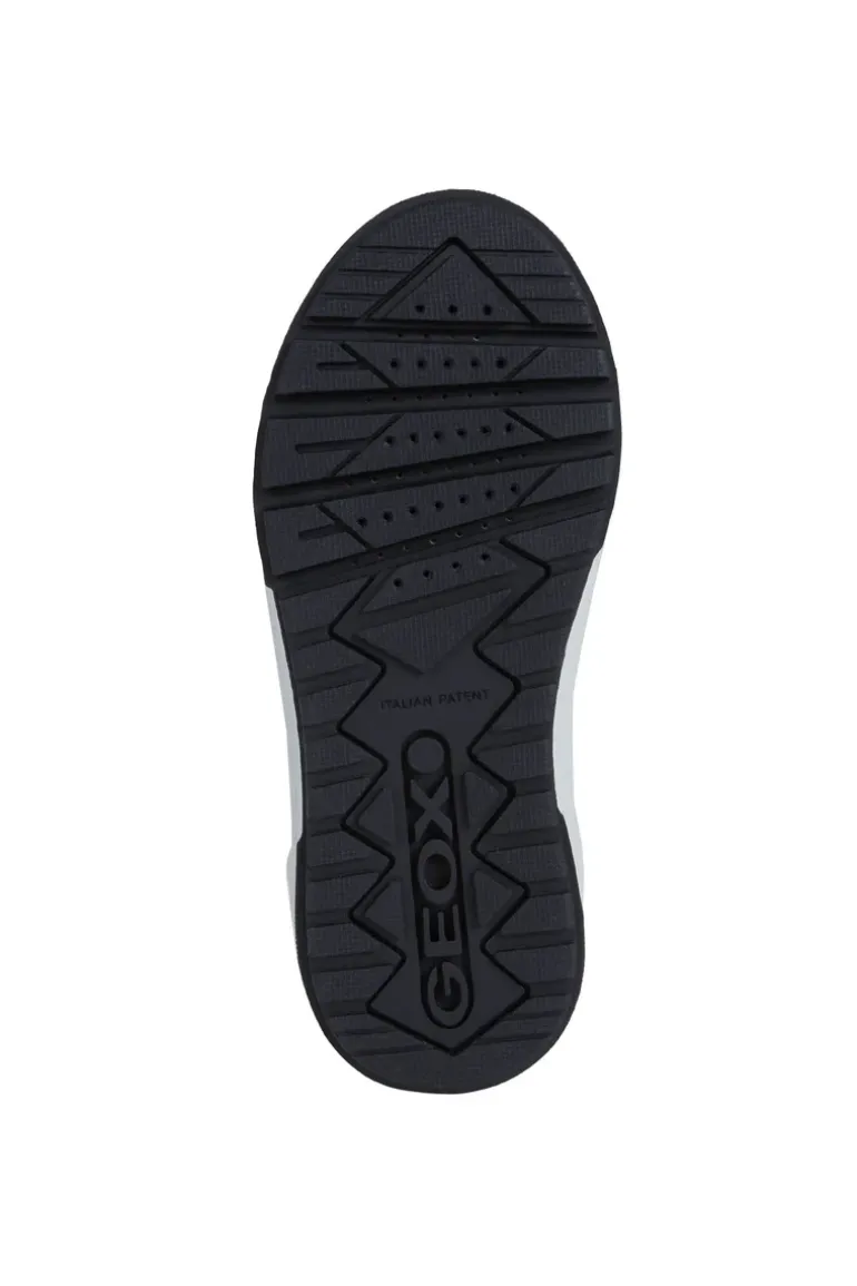 Geox Kids Trainers | Hi Top Weemble | Green & Black