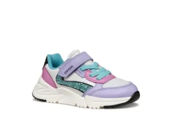 Geox Kids Trainers | Loftus | Lilac & Turquoise