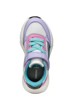 Geox Kids Trainers | Loftus | Lilac & Turquoise