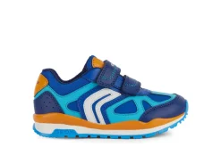 Geox Kids Trainers | Pavel | Royal & Orange