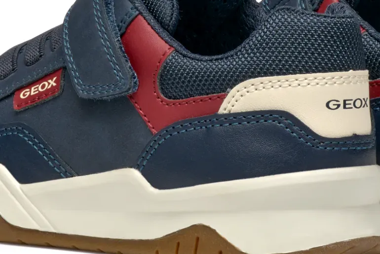 Geox Kids Trainers | Perth | Navy & Red