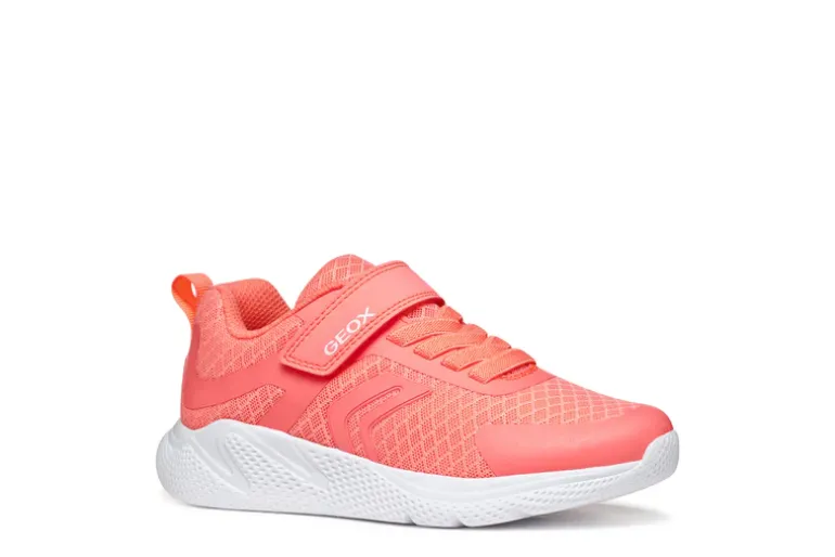 Geox Kids Trainers | Sprintye | Fluo Coral