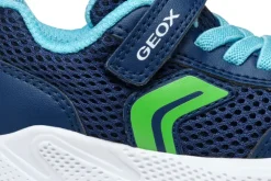 Geox Kids Trainers | Sprintye | Navy & Light Green