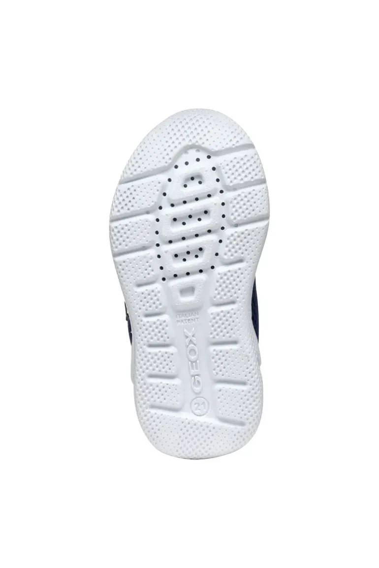 Geox Kids Trainers | Sprintye | Navy & Light Green