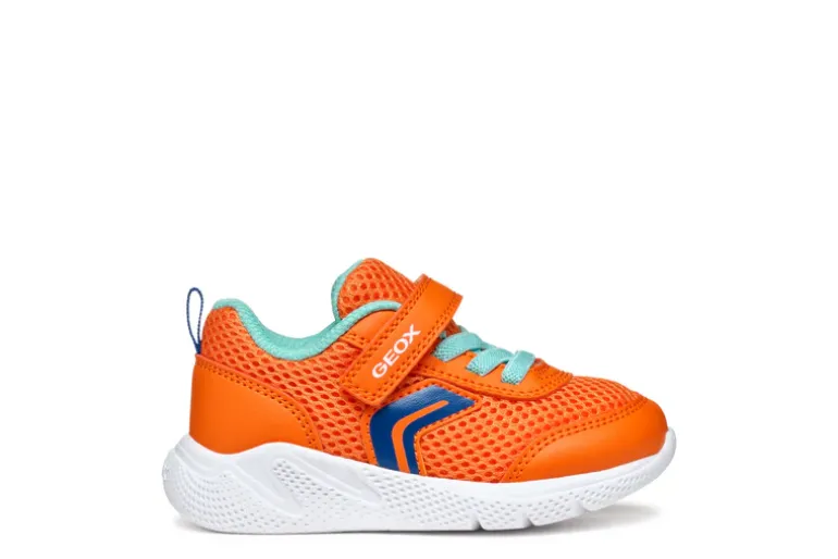 Geox Kids Trainers | Sprintye | Orange & Royal