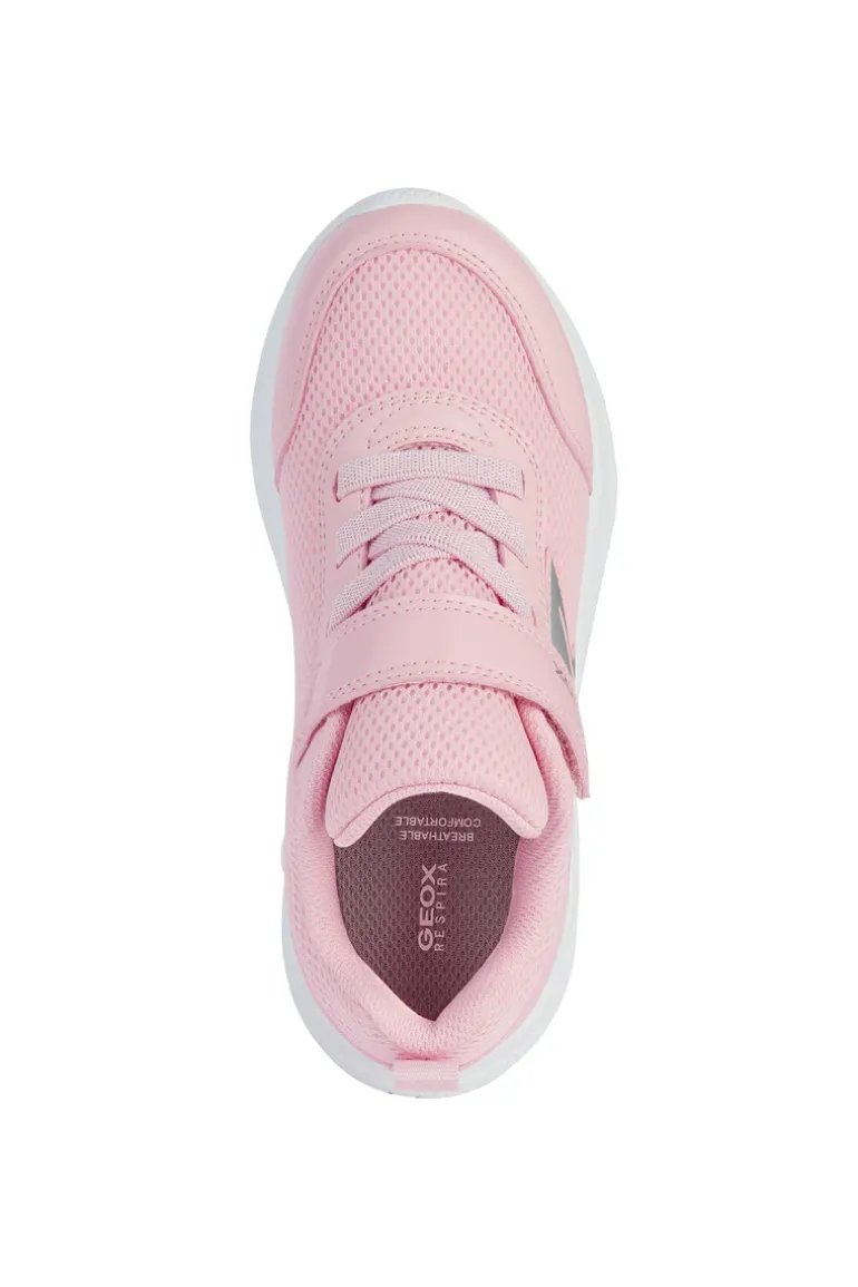 Geox Kids Trainers | Sprintye | Pink Salmon