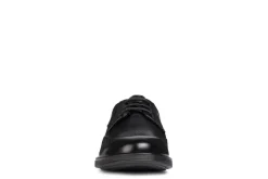 Geox School Shoes | Agata D Lace Up | Black Leather