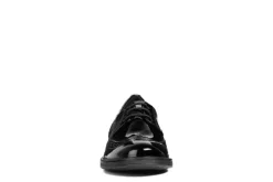 Geox School Shoes | Agata D Lace Up | Black Patent