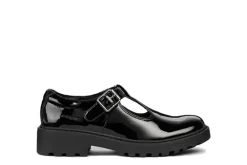 Geox School Shoes | Casey T-Bar | Black Patent