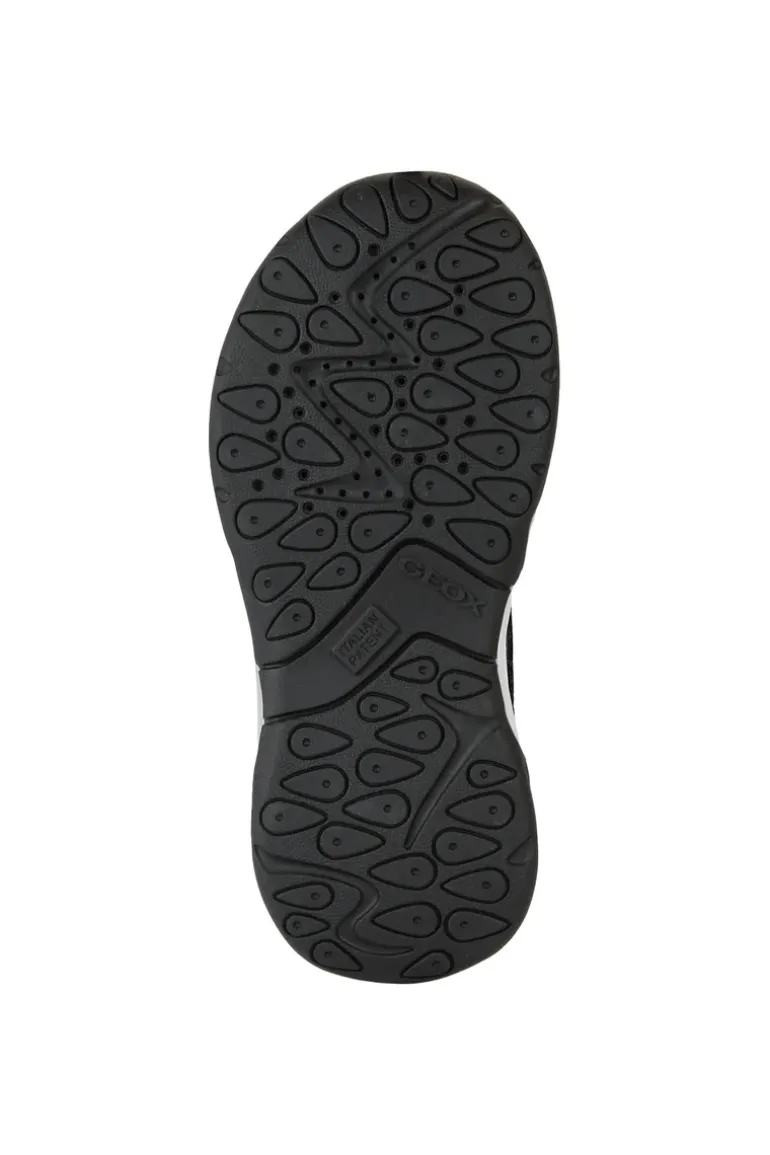 Geox School Shoes | Federico Brogue Lace Up | Black