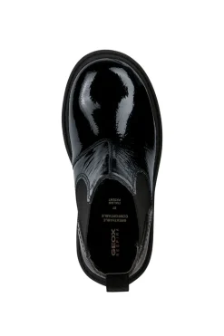 Geox School Shoes | Shaylax Chelsea Boot | Black Patent