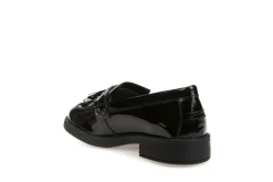 Geox School Shoes | Tassel Loafer Agata A | Black Patent