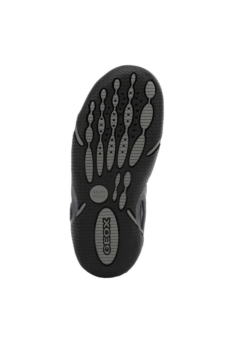 Geox School Shoes | Wader Velcro | Black