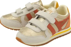 Gola Kids Trainers | Daytona | Gold, Orange Spice & Sun