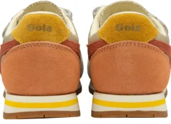 Gola Kids Trainers | Daytona | Gold, Orange Spice & Sun
