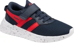 Gola Kids Trainers | Scorpion QF Velcro | Navy & Red