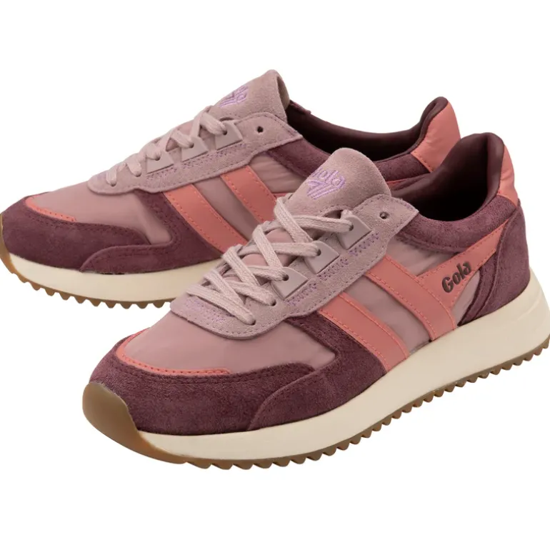 Gola Women's Trainers | Chicago | Pastel Pink & Coral Pink