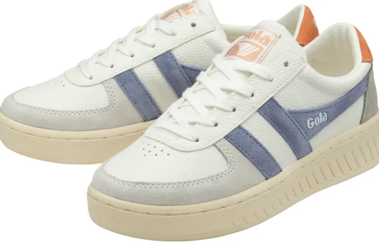Gola Women's Trainers | Grandslam | White, Lavender & Terracott