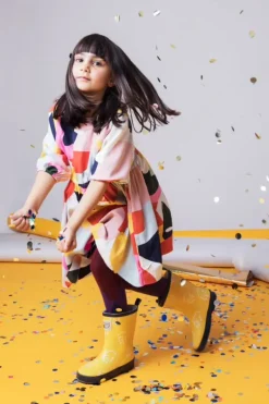 Grass & Air Wellies | Colour Changing | Yellow & Navy
